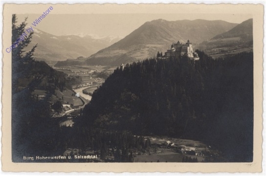 Werfen, Burg Hohenwerfen u. Salzachtal