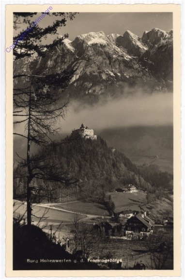 Werfen, Burg Hohenwerfen g.d. Tennengebirge