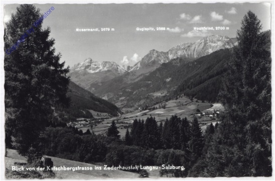 Zederhaus, Blick von der Katschbergstrasse