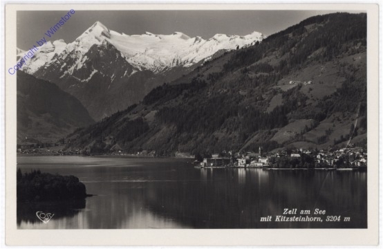 ak197734 Zell am See, mit Kitzsteinhorn