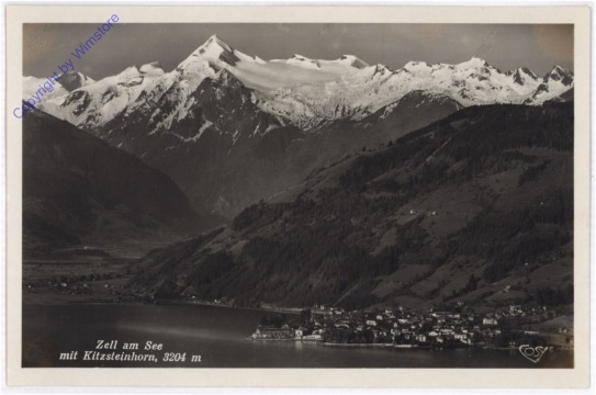 ak197737 Zell am See, mit Kitzsteinhorn