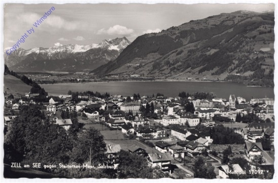 ak197740 Zell am See, gegen Steinernes Meer