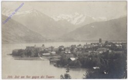 Zell am See, gegen die Tauern