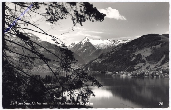 ak197748 Zell am See, mit Kitzsteinhorn