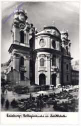 ak197775 Salzburg, Colegienkirche und Marktplatz