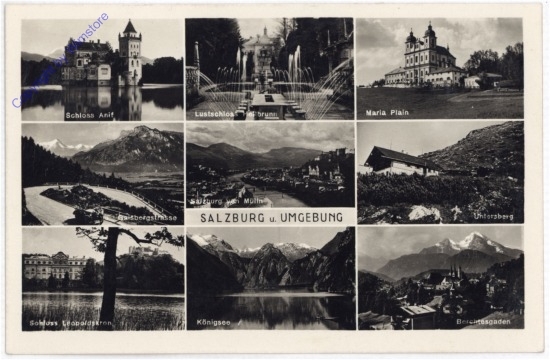 ak197783 Salzburg, Multiansicht