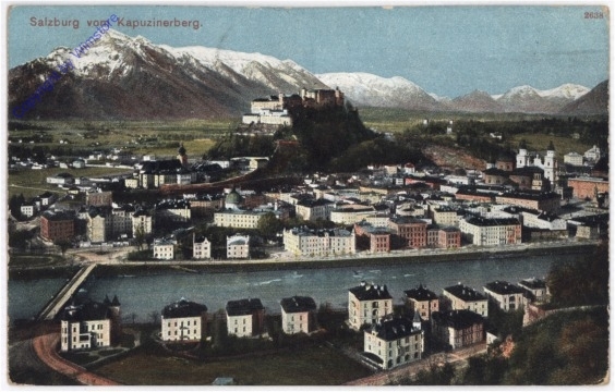 Salzburg, vom Kapuzinerberg