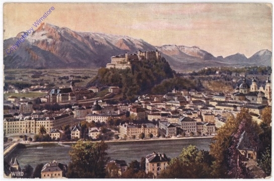 Salzburg, vom Kapuzinerberg