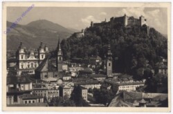 Salzburg, vom Restaurant "Elektrischer Aufzug"