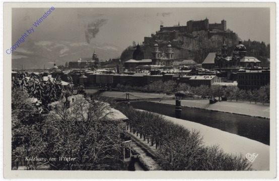 Salzburg, im Winter
