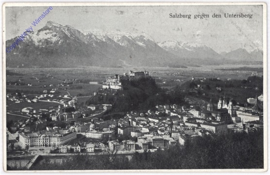 Salzburg, gegen den Untersberg