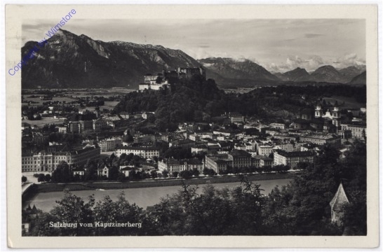Salzburg, vom Kapuzinerberg