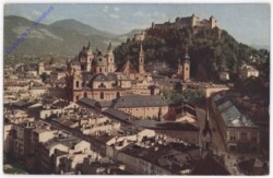 Salzburg, Blick auf Hohensalzburg