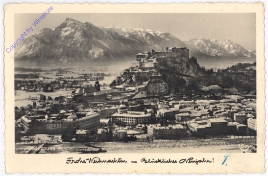 Salzburg, Frohe Weihnachten