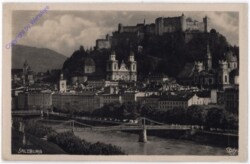 Salzburg, Altstadt mit Salzach