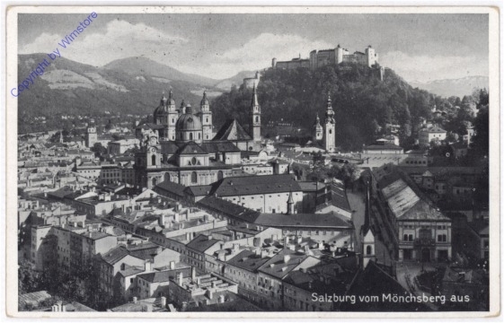 ak197834 Salzburg, vom Mönchsberg aus