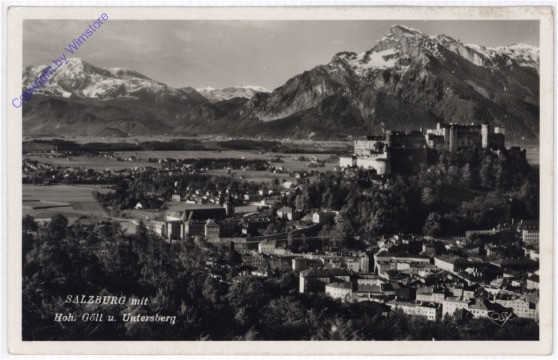 Salzburg, mit hoh. Göll und Untersberg