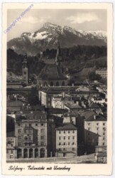 Salzburg, Teilansicht mit Untersberg