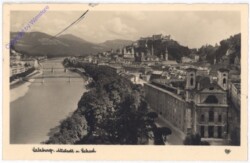 Salzburg, Altstadt mit Salzach