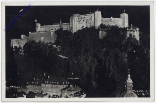 Salzburg, bei Nacht