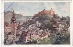 ak197863 Salzburg, vom Mönchsberg