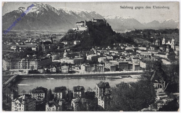 Salzburg, gegen den Untersberg