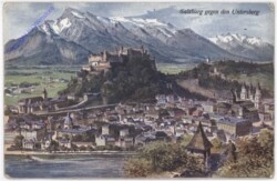 Salzburg, gegen den Untersberg