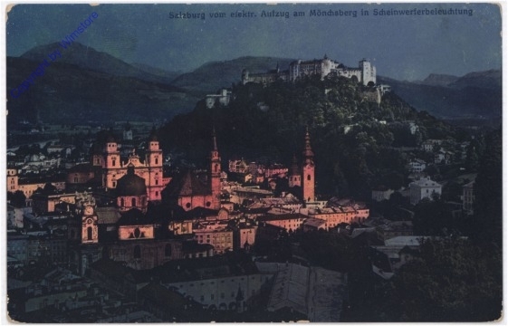 Salzburg, vom elektr. Aufzug