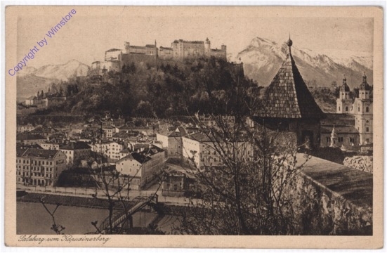 Salzburg, vom Kapuzinerberg