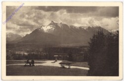 Salzburg, Aussicht v.d. Richterhöhe gegen Untersberg