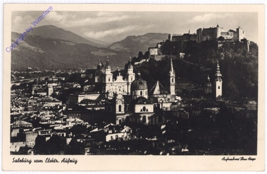 Salzburg, vom elektr. Aufzug