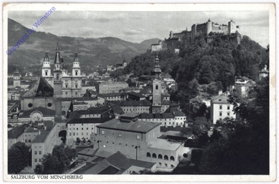 ak197898 Salzburg, vom Mönchsberg