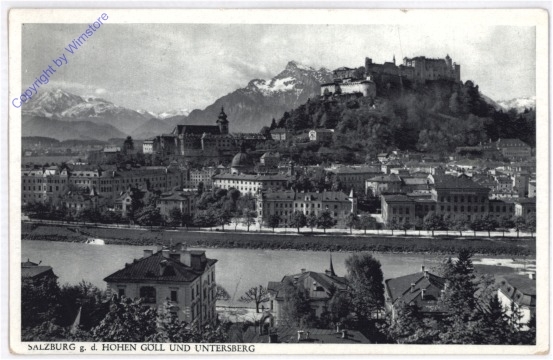 Salzburg, g.d. Hohen Göll und Untersberg