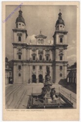 Salzburg, Dom und Mariensäule