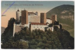 Salzburg, Festung Hohensalzburg und Gaisberg von der Richterhöhe