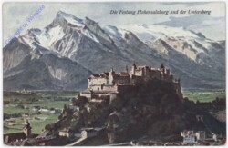 Salzburg, Festung Hohensalzburg und der Untersberg