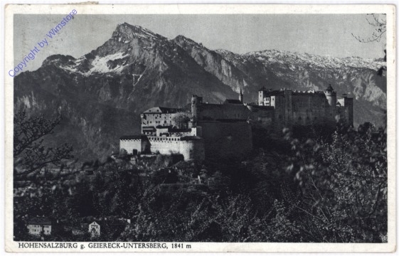 ak197931 Salzburg, Hohensalzburg g. Geiereck-Untersberg