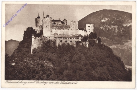 ak197951 Salzburg, Hohensalzburg und Gaisberg von der Richterhöhe