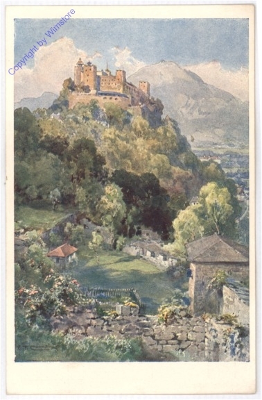 ak197968 Salzburg, Hohensalzburg und Gaisberg von der Richterhöhe