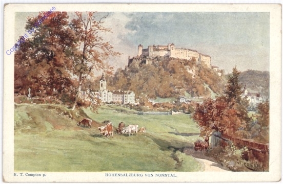 ak197972 Salzburg, Hohensalzburg von Nonntal