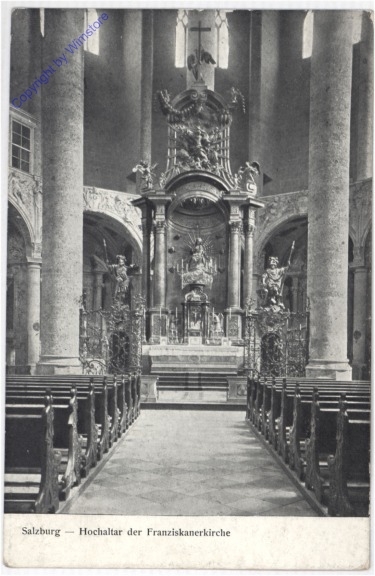 Salzburg, Franziskanerkirche, Hochaltar
