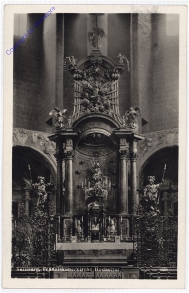 Salzburg, Franziskanerkirche, Hochaltar