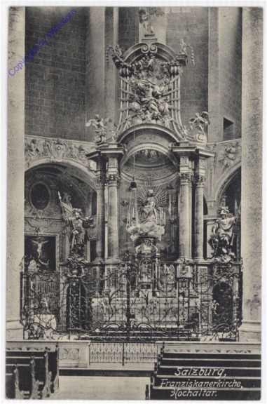 Salzburg, Franziskanerkirche, Hochaltar