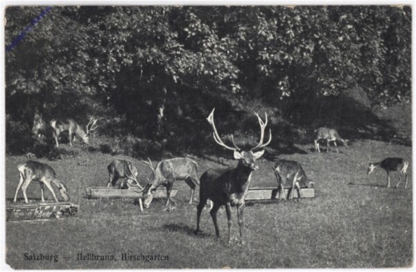 Salzburg, Schloss Hellbrunn, Hirschgarten