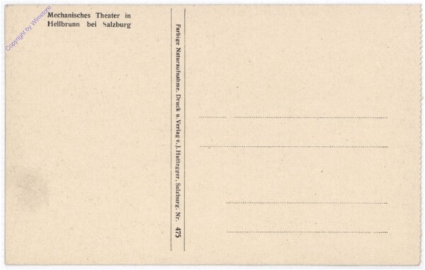 Salzburg, Schloss Hellbrunn, Mechanisches Theater