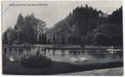 Salzburg, Schloss Hellbrunn, Park und Monatsschlößchen