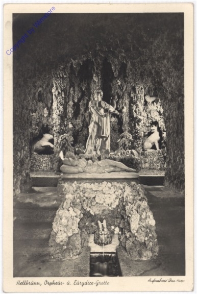 Salzburg, Schloss Hellbrunn, Orpheus- uu. Eurydice-Grotte