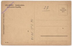 Salzburg, St. Peter, Katakomben, Gertrauden-Kapelle