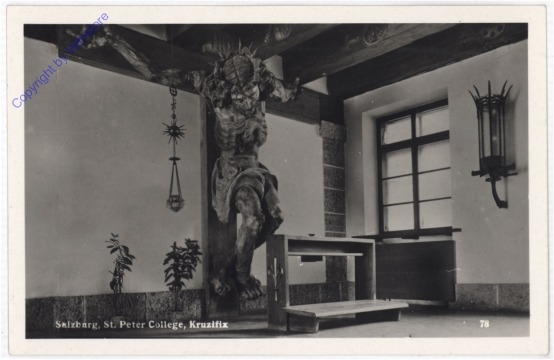 ak198091 Salzburg, St. Peter, College, Kruzifix