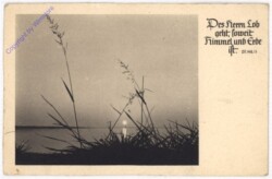 Des Herrn Lob geht...